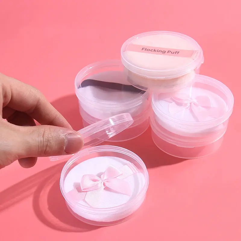 Großhandel Mini PP Transparente leere Box kleine Schmuck verpackung Box runde Behälter Hartplastik box für Kosmetik