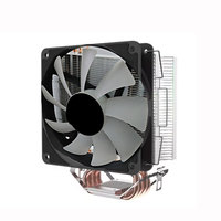 Refroidisseur d'air pour processeur avec 4 caloducs, ventilateur RGB PWM de 120 mm à roulement à billes, dissipateur silencieux pour boîtier d'ordinateur compatible AM5/AM4 Intel LGA1700/1200