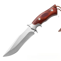 Hot Sale Russland Feste Klinge Alle Stahl messer Outdoor Wandern Steak Messer Camping Bush craft Big Knives