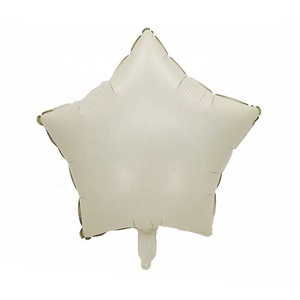 Conjunto de globos de papel de aluminio con forma de estrella y corazón marrón, Decoración Retro para fiesta nupcial, Baby Shower, cumpleaños, boda, San Valentín - Product Image 2