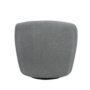 Sillón Giratorio para Sala de Estar, Sillones con Brazos Curvos, Tapizados, Redondos, Giratorios, para Decoración del Hogar - Product Image 4