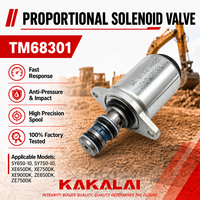 Vanne Solénoïde Haute Précision KAKALAI 32 bars TM68301 pour Régulateur de Pompe Hydraulique d'Excavatrice Zoomlion