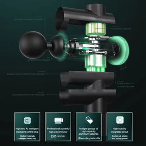 Pistola de masaje profesional de 8 cabezales para tejido profundo con pantalla LCD para mejorar la relajación muscular - Product Image 2