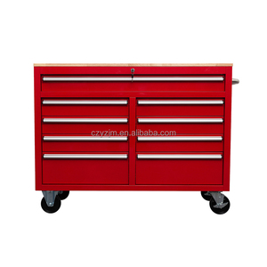 Armoire d'atelier professionnelle de 46 pouces avec roulettes robustes et 9 tiroirs, fabrication chinoise, OEM pour la vente en gros - Product Image 2