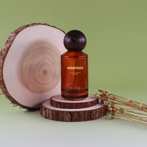 Flacon de parfum personnalisé avec logo, 50 ml, flocage <span class=keywords><strong>noir</strong></span>, flacon de parfum en verre avec pulvérisateur, étiquette métallique, flacon de parfum avec boîte, 30 ml, 100 ml - Product Image 3