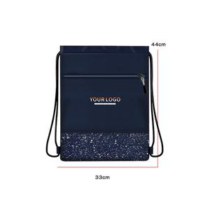 Mochila con Cordón de Lona Ecológica de Diseño Especial Personalizada de Poliéster para Deportes y Viajes - Product Image 2
