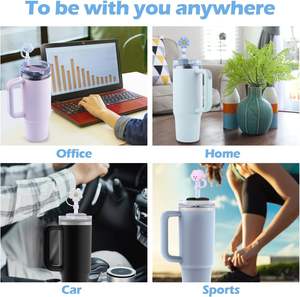 10 мм креативные и красочные Мультяшные соломинки, чтобы оживить ваши напитки, для чашки 30 и 40 унций - Product Image 4