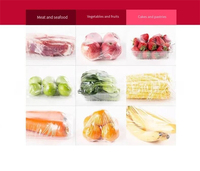 Commerciële handmatige clingfilm-wikkelmachine, draagbare stretchfolie-wikkelmachine voor het verpakken van fruit, groenten en vlees