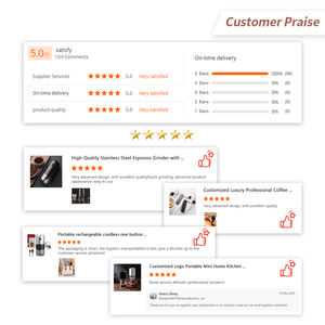 ポータブルワイヤレスコーヒーメーカー新しいスマートUSBドリップカフェ電気ビーングラインダーステンレス鋼旅行のために外部調整可能 - Product Image 6