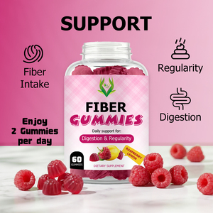 OEM ODM Fiber Gummies Chicory Root Fiber Extract Dietary <b>Supplement</b> Improved Digestion System for Kids Adults Gummies - Product Image 3