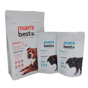 הדפסה בהתאמה אישית בשיטת גרוור, שקיות אריזה למזון לכלבים מפלסטיק PET במשקלים 1.5 ק\\\"ג, 3 ק\\\"ג ו-10 ק\\\"ג, עם סגירת סליידר, לאריזת בשר מיובש (ביף ג'ריקי). - Product Image 6