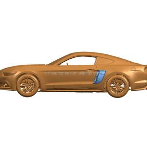 Cubierta Decorativa Haosheng para Ventilación Lateral, Cubierta de Plástico Brillante <span class=keywords><strong>Negra</strong></span> para Ventilación Lateral Trasera para <span class=keywords><strong>Mustang</strong></span> 2015-2023 - Product Image 3