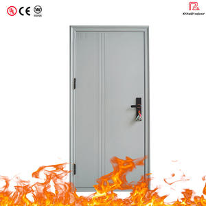 UL认证1.2小时金属防火门，钢制防火门，商业建筑酒店用防火门，入口钢门 - Product Image 2