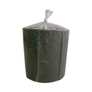150 'Longueur X 30 "Largeur Gris Polypropylène Poids Lourd Meltblown Rouleau Universel Absorbant Collé Entretien Environnemental - Product Image 6