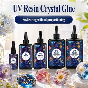 Resina UV Transparente de Alta Calidad de 250g, Resina UV No Tóxica de Curado Rápido para Principiantes, para Joyería Hecha a Mano - Product Image 3