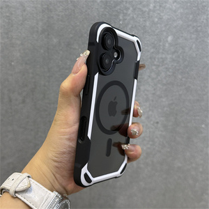 Custodie per telefono <span class=keywords><strong>cellulare</strong></span> con carica magnetica a colori Hit Cover posteriore trasparente antiurto per iPhone 16 13 14 12 15 Pro Max - Product Image 2