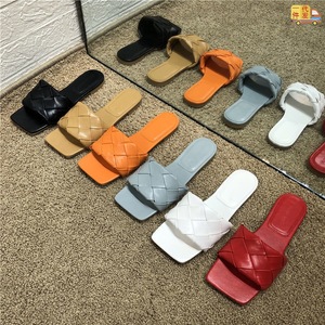 Sandalias Planas de Cuero Suave para Mujer, Moda Verano, Pantuflas de Lujo Cómodas para Dama, Superventas - Product Image 3