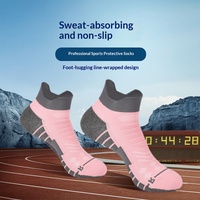 Chaussettes de sport pour femmes personnalisées, respirantes, antidérapantes, antibactériennes, évacuant l'humidité, patchwork