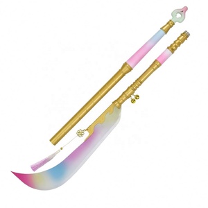 Épée de lune incurvée Mira Gok-do en acier inoxydable véritable, 64 pouces, Huntrix Kpop <span class=keywords><strong>Demon</strong></span> Hunters, pour accessoire de cosplay - Product Image 3