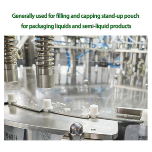 Máquina Llenadora de Bolsas Doypack con Boquilla, Totalmente Automática, para Líquidos Viscosos, Máquina Llenadora y Tapadora de Bolsas Preformadas con Boquilla para Salsa de Tomate - Product Image 2