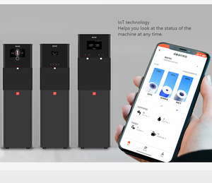 Utilisation commerciale 10 "LCD publicité numérique écran tactile autoportant SS304 électrique chaud froid médias refroidisseur <span class=keywords><strong>et</strong></span> fontaines à boire - Product Image 3