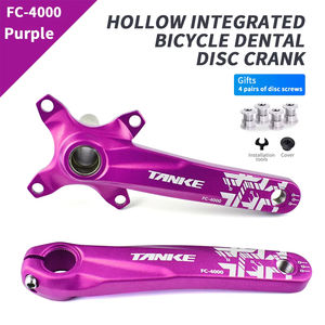 TANKE <span class=keywords><strong>Bielas</strong></span> 170MM Bicicleta Plato Hueco Integrado <span class=keywords><strong>Bielas</strong></span> 104 BCD Estrecho Ancho Bicicleta <span class=keywords><strong>MTB</strong></span> Corona Agujero Cuadrado Piñón Manivela - Product Image 4