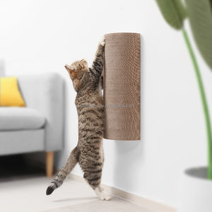 Oluklu kağıt kedi <span class=keywords><strong>Scratcher</strong></span> Post duvara monte kedi tırmalamak mobilya - Product Image 2