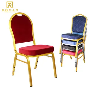골드 연회 웨딩 의자 호텔 저렴한 알루미늄 이벤트 금속 럭셔리 현대 식당 의자