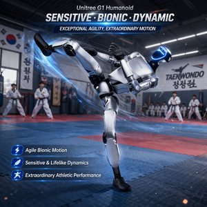Robot humanoïde IA Unitree EDU : Mouvement autonome, apprentissage automatique pour la recherche STEM, assistant vocal IA, développement robotique - Product Image 2