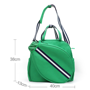Zaino da Tennis trapuntato di lusso personalizzato da <span class=keywords><strong>donna</strong></span> bianco <span class=keywords><strong>palestra</strong></span> Badminton Pickleball racchetta da racchetta <span class=keywords><strong>accessori</strong></span> - Product Image 6