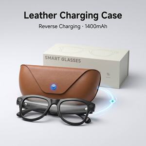 Nouvelles lunettes intelligentes M02X Pro Max, photographie 13MP, enregistrement vidéo 4K, traduction IA, stabilisation EIS, étui de charge en cuir véritable - Product Image 3