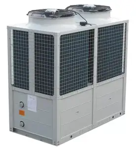 100kw Koelmiddel R410a Warmwaterboiler Omvormer Warmtepomp Warmteterugwinning Luchtgekoelde Chiller