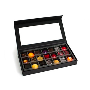 Confezione regalo di carta di lusso arte <span class=keywords><strong>cioccolato</strong></span> e caramelle cartone fatto <span class=keywords><strong>a</strong></span> mano matrimonio con nastro cibo maglia Logo personalizzato stampato - Product Image 5