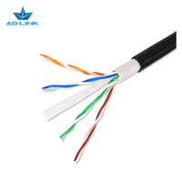 Câble de communication réseau extérieur Ethernet RJ45 Cat 5, Cat 7, Cat 6e, Cat 5e, Cat 7e, SFTP, UTP, en bobine de 305 m