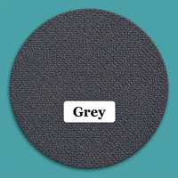 Tissu en maille côtelée gris en polyester, matière textile texturée extensible pour la confection de vêtements et de mode (vente en gros)