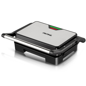 Machine à steak AKANE 1000W avec revêtement antiadhésif, chauffage double face, ouverture à 180 degrés, conception de chaleur uniforme - Product Image 5