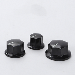 Hot Sales Black Bakelite Knop Cap MF-B01B02 B03 Met Witte Indicator Line Knop Cap - Product Image 2
