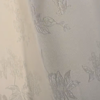 Cortina translúcida de jacquard floral con diseño de mariposas francesas, directa de fábrica, que filtra la luz y ofrece privacidad, para dormitorio o sala de estar.
