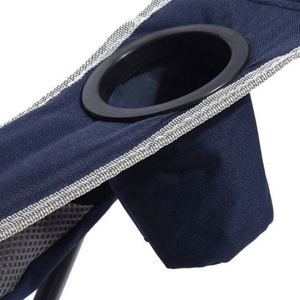 Chaise de camping portable personnalisée, design pliable robuste, dossier haut rembourré avec porte-gobelet et sac de transport - Product Image 3