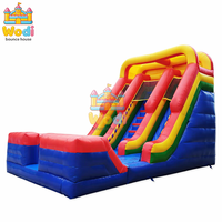 Tobogán Inflable para Adultos y Niños, PVC Comercial de 0.55mm, Excelente Resistencia a Bajas Temperaturas, Cumple con la Norma EN14960