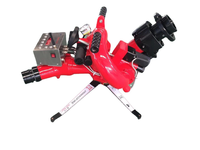 Système de lutte contre l'incendie léger, télécommande sans fil 150m, lance d'incendie 40L/s 66m, outils de pompier flexibles et portables