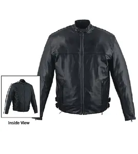 LEATHER COAT MOTORBIKE JACKETS MOTORCYCLE BIKER JACKET