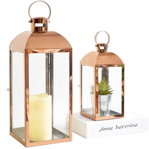 <span class=keywords><strong>Lanterne</strong></span> électrique en métal et verre, décor de maison, <span class=keywords><strong>petite</strong></span> et grande taille, bougie décorative, <span class=keywords><strong>lanterne</strong></span> en acier inoxydable, grand prix - Product Image 1