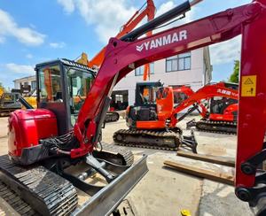 Pelle compacte Yanmar Vio35 de seconde main avec pouce hydraulique pour la manutention et l'aménagement paysager - Product Image 3