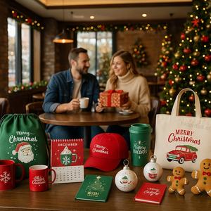 Bolsas de Regalo Navideñas Personalizadas, Artículos Promocionales Sostenibles con Logotipo Personalizado, Obsequios para Eventos de Agradecimiento a Clientes - Product Image 6