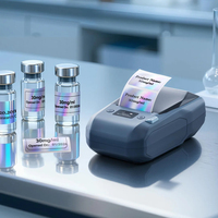 Imprimante d'étiquettes thermiques multifonctionnelle portable intelligente et compacte pour les étiquettes d'huiles essentielles