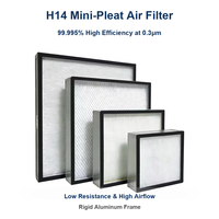 H14  Laminar Air Flow Hood Ruang Medis  Filter HVAC  Ffu Pembersih Udara Industri Ruang Bersih  Filter Hepa H13