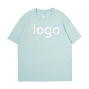 T-shirt con girocollo ad asciugatura rapida da uomo con stampa a schermo sfuso semplice t-shirt da uomo