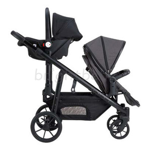 Passeggino Gemellare Leggero Brightbebe per Neonati e Bambini Piccoli, Compatto, con Chiusura Facile e Cappottina Regolabile - Product Image 5