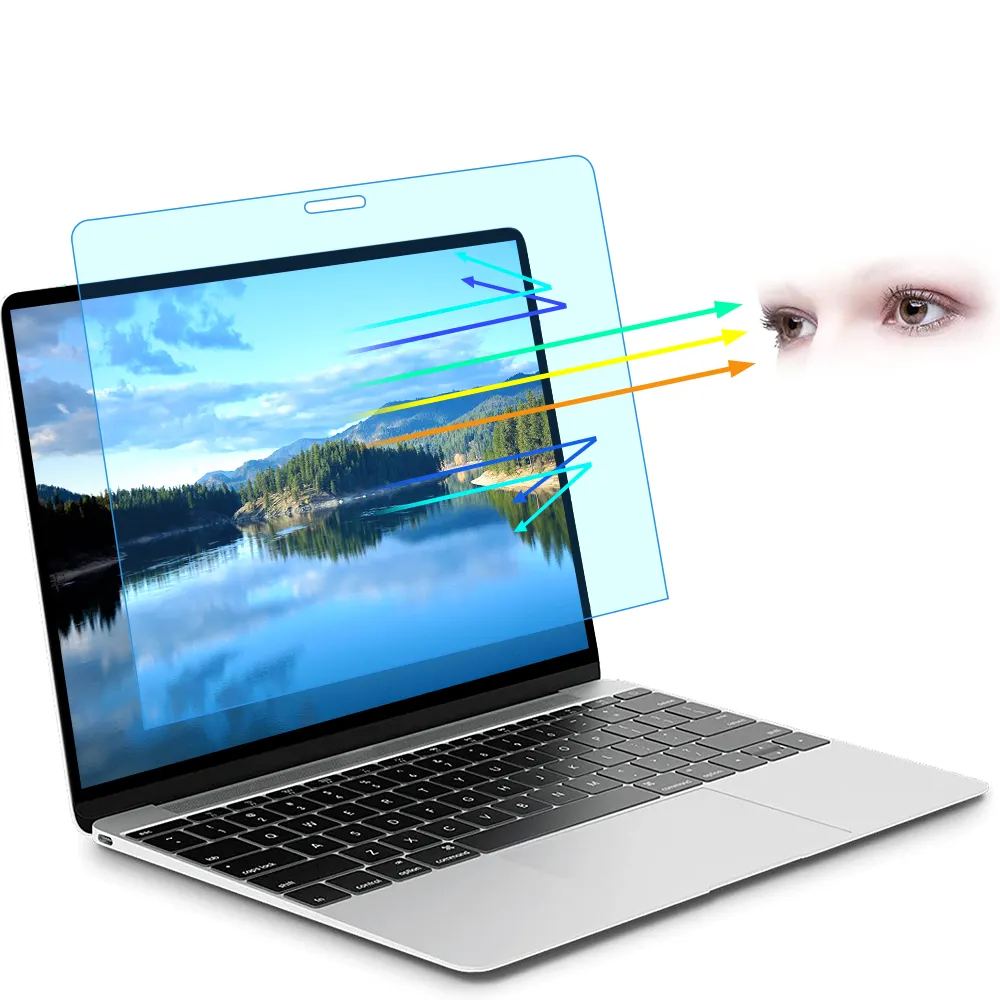 Bestellen Sie jetzt und erhalten Sie kostenlosen Versand kratzfest schützen Augen Anti-Blaulicht-Bildschirmschutzfolie für Macbook Pro 15,4 Zoll
